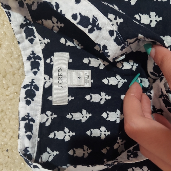 J.Crew Patterned Blouse - Picture 6 of 6
